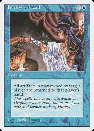 Hurkyl's Recall [Fourth Edition] | Fandemonia Ltd