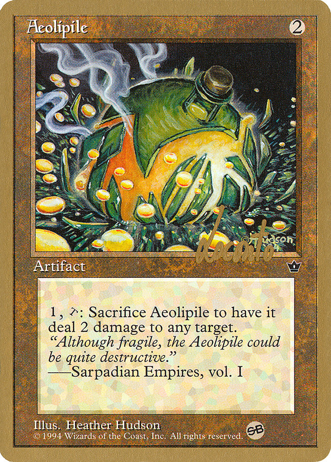 Aeolipile (Michael Loconto) (SB) [Pro Tour Collector Set] | Fandemonia Ltd