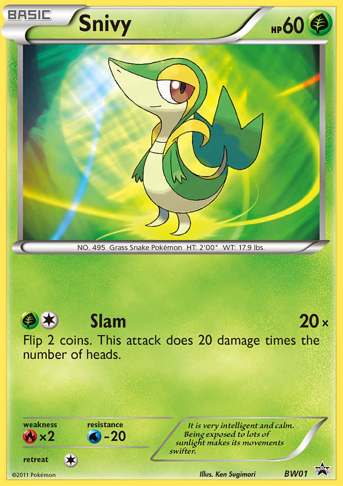 Snivy (BW01) [Black & White: Black Star Promos] | Fandemonia Ltd