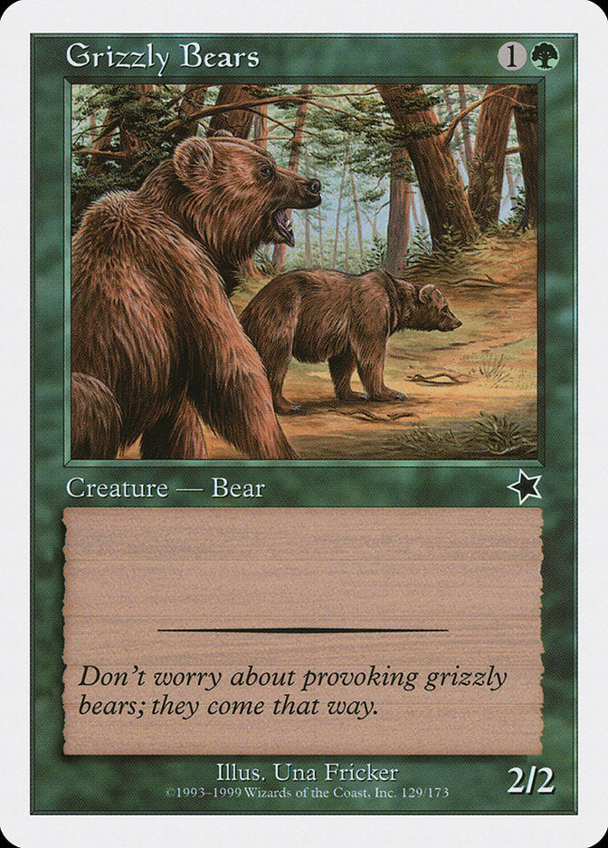 Grizzly Bears [Starter 1999] | Fandemonia Ltd