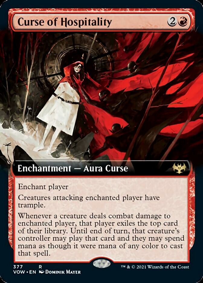 Curse of Hospitality (Extended) [Innistrad: Crimson Vow] | Fandemonia Ltd