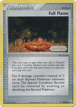 Full Flame (74/92) (Stamped) [EX: Legend Maker] | Fandemonia Ltd