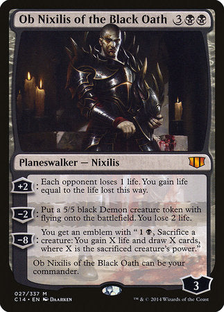 Ob Nixilis of the Black Oath [Commander 2014] | Fandemonia Ltd