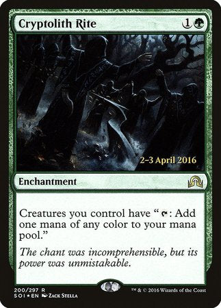 Cryptolith Rite [Shadows over Innistrad Promos] | Fandemonia Ltd