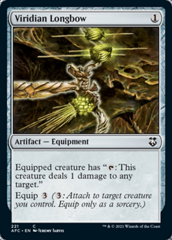 Viridian Longbow [Dungeons & Dragons: Adventures in the Forgotten Realms Commander] | Fandemonia Ltd