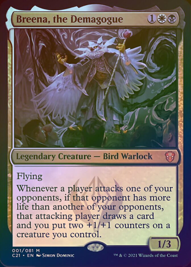 Breena, the Demagogue (Display Commander) [Commander 2021] | Fandemonia Ltd
