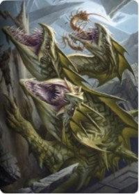 Grakmaw, Skyclave Ravager Art Card [Zendikar Rising Art Series] | Fandemonia Ltd