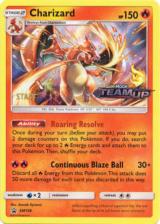 Charizard (SM158) (Staff) [Sun & Moon: Black Star Promos] | Fandemonia Ltd