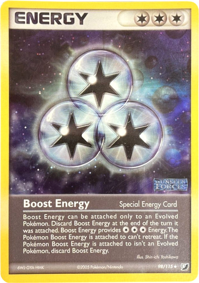 Boost Energy (98/115) (Stamped) [EX: Unseen Forces] | Fandemonia Ltd