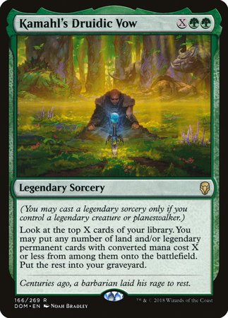 Kamahl's Druidic Vow [Dominaria] | Fandemonia Ltd