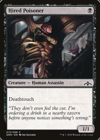 Hired Poisoner [Guilds of Ravnica] | Fandemonia Ltd
