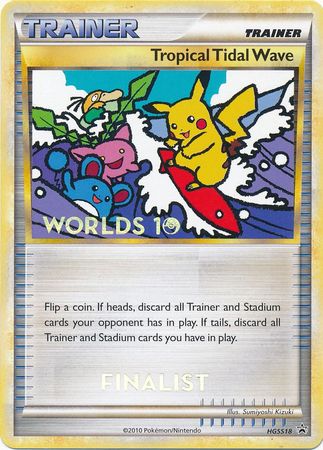 Tropical Tidal Wave (HGSS18) (Finalist) [HeartGold & SoulSilver: Black Star Promos] | Fandemonia Ltd