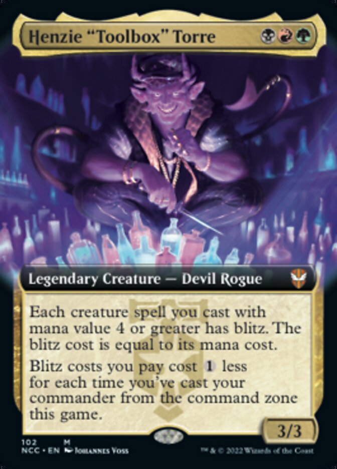 Henzie "Toolbox" Torre (Extended Art) [Streets of New Capenna Commander] | Fandemonia Ltd