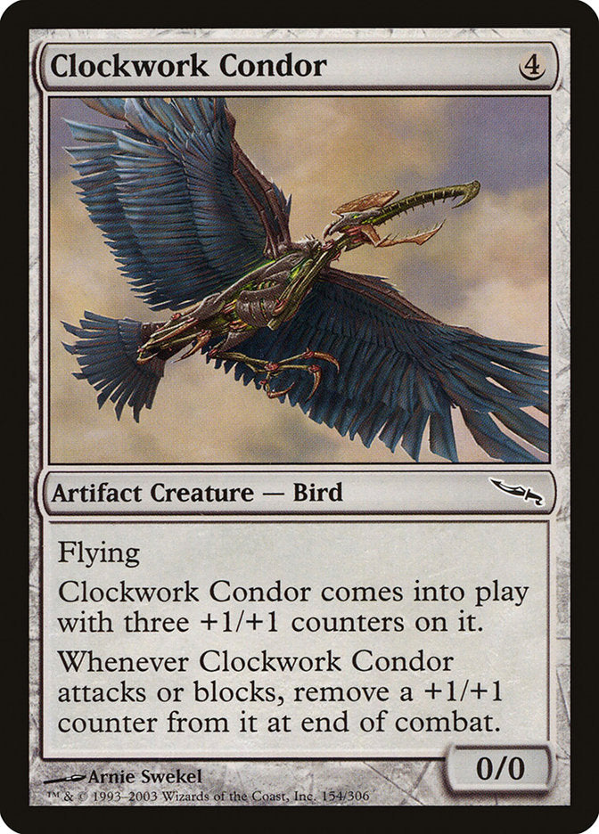 Clockwork Condor [Mirrodin] | Fandemonia Ltd