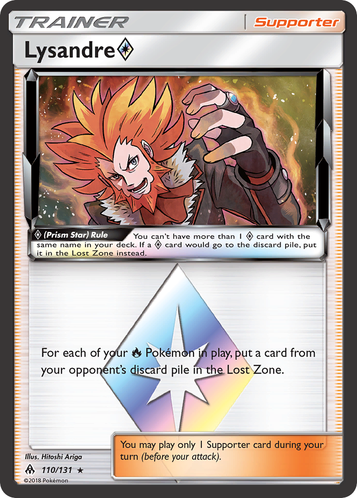 Lysandre (110/131) (Prism Star) [Sun & Moon: Forbidden Light] | Fandemonia Ltd