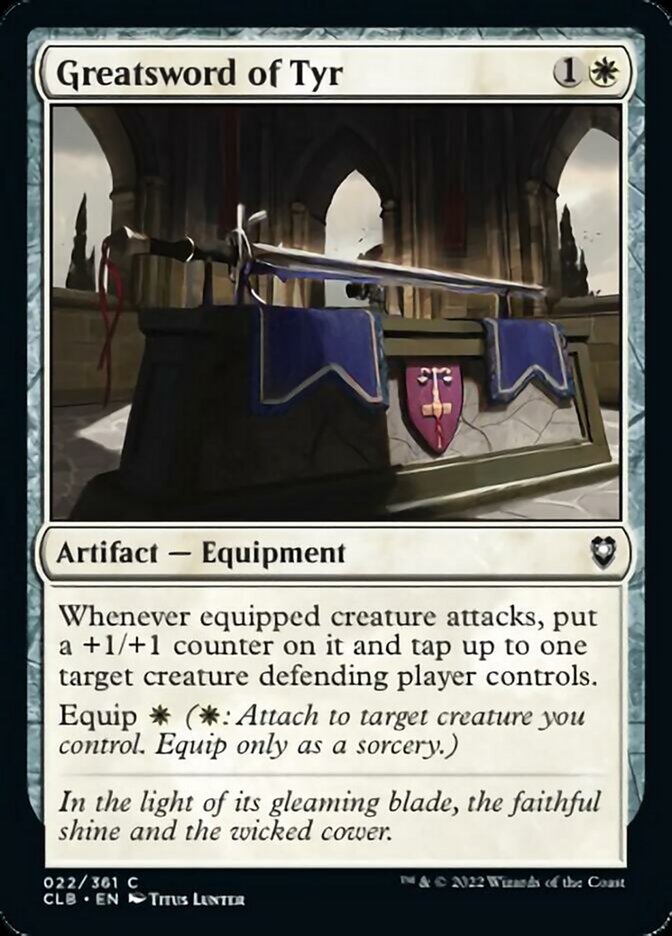 Greatsword of Tyr [Commander Legends: Battle for Baldur's Gate] | Fandemonia Ltd