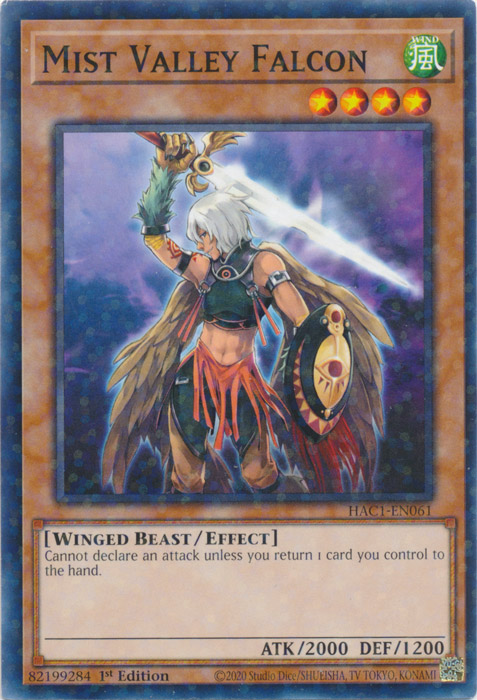 Mist Valley Falcon (Duel Terminal) [HAC1-EN061] Common | Fandemonia Ltd