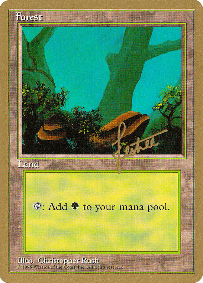 Forest (bl378) (Bertrand Lestree) [Pro Tour Collector Set] | Fandemonia Ltd