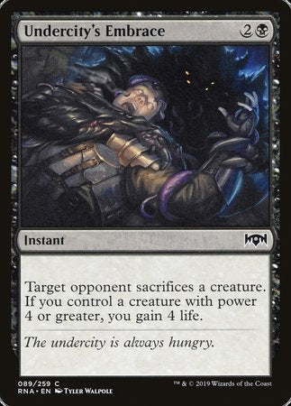 Undercity's Embrace [Ravnica Allegiance] | Fandemonia Ltd