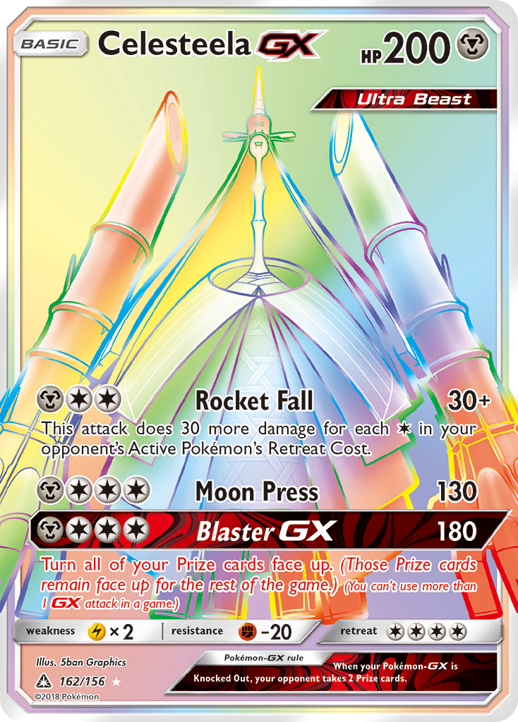 Celesteela GX (162/156) [Sun & Moon: Ultra Prism] | Fandemonia Ltd