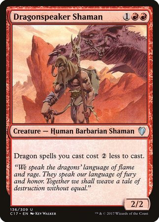Dragonspeaker Shaman [Commander 2017] | Fandemonia Ltd