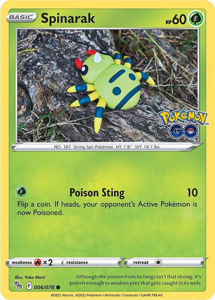 Spinarak (006/078) [Pokémon GO] | Fandemonia Ltd