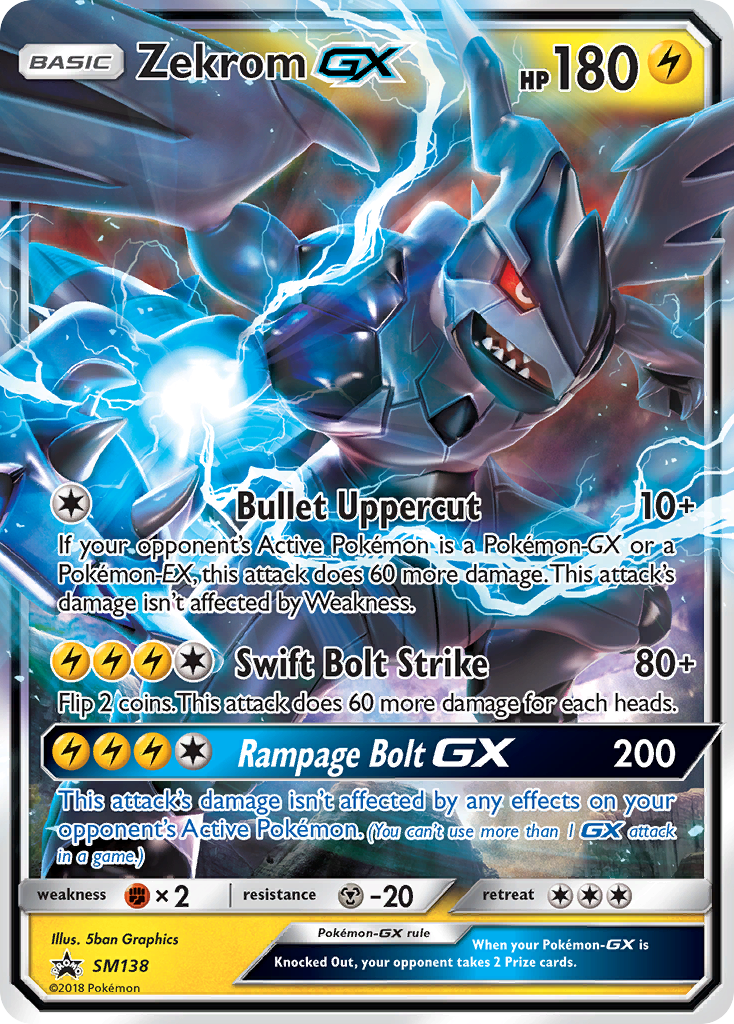 Zekrom GX (SM138) [Sun & Moon: Black Star Promos] | Fandemonia Ltd