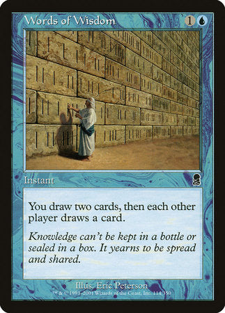 Words of Wisdom [Odyssey] | Fandemonia Ltd