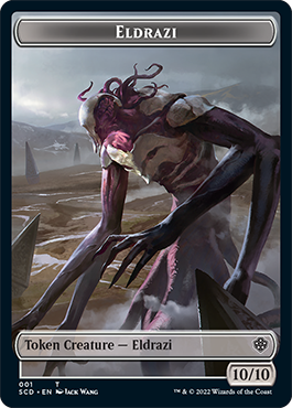 Eldrazi // Soldier Double-Sided Token [Starter Commander Decks] | Fandemonia Ltd