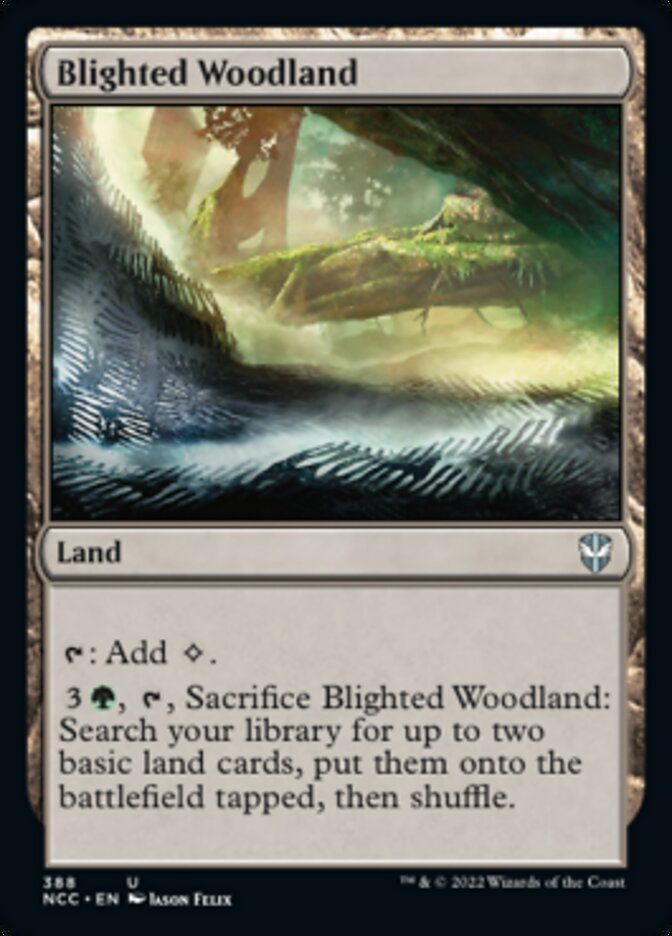 Blighted Woodland [Streets of New Capenna Commander] | Fandemonia Ltd
