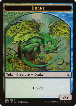 Drake Token (018) [Commander Anthology Tokens] | Fandemonia Ltd