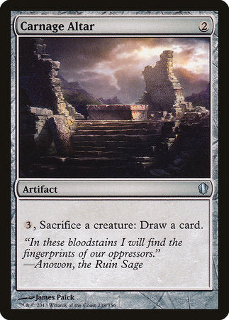 Carnage Altar [Commander 2013] | Fandemonia Ltd