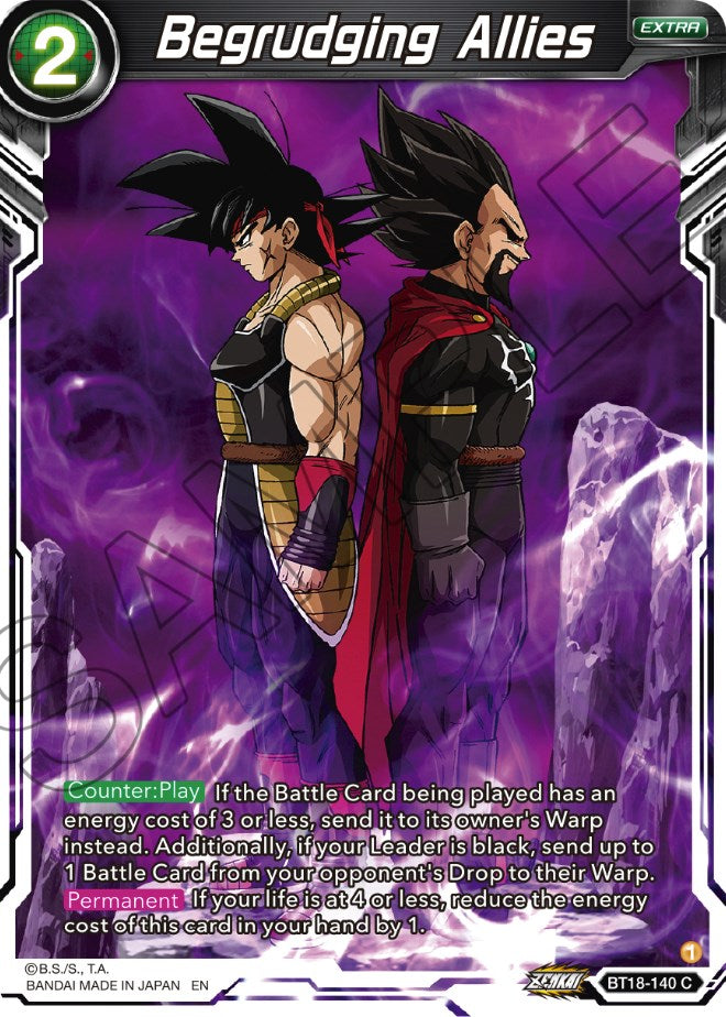 Begrudging Allies (BT18-140) [Dawn of the Z-Legends] | Fandemonia Ltd