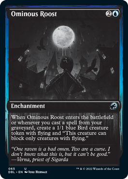 Ominous Roost [Innistrad: Double Feature] | Fandemonia Ltd