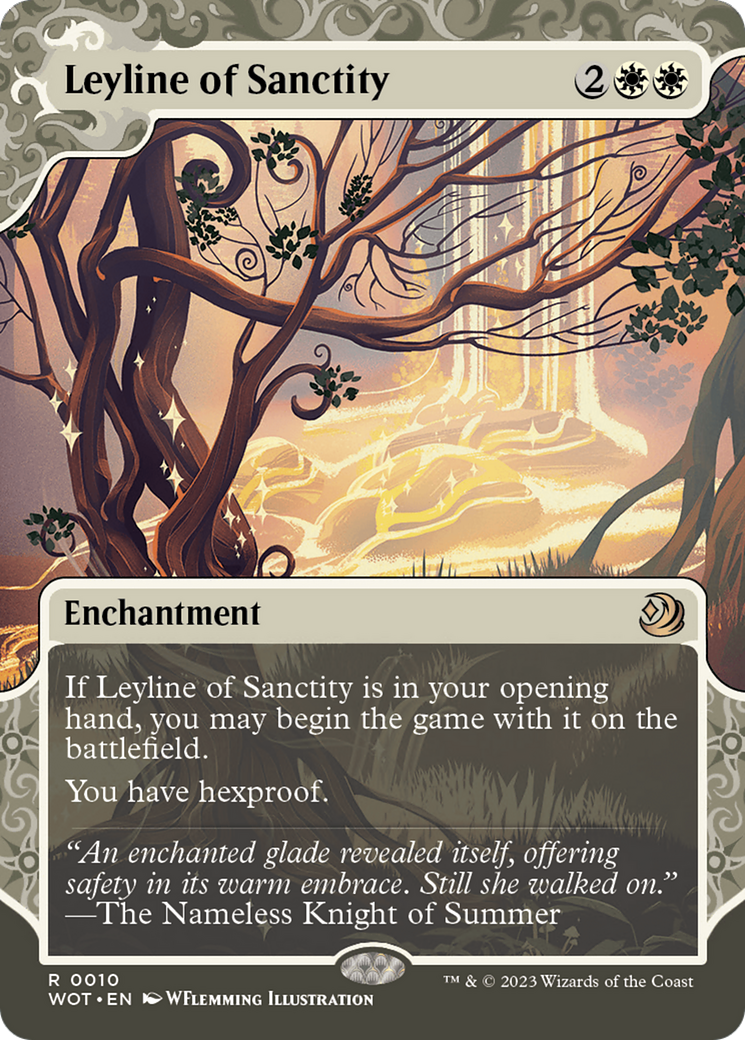 Leyline of Sanctity [Wilds of Eldraine: Enchanting Tales] | Fandemonia Ltd