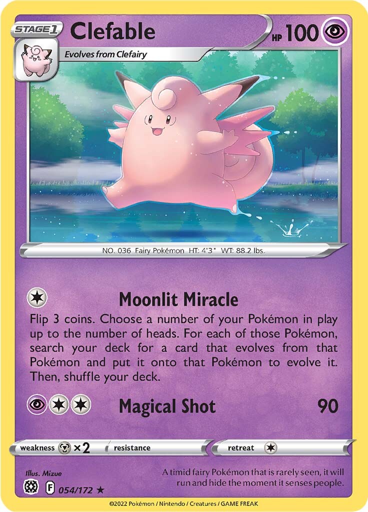 Clefable (054/172) [Sword & Shield: Brilliant Stars] | Fandemonia Ltd