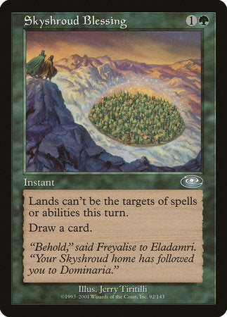Skyshroud Blessing [Planeshift] | Fandemonia Ltd