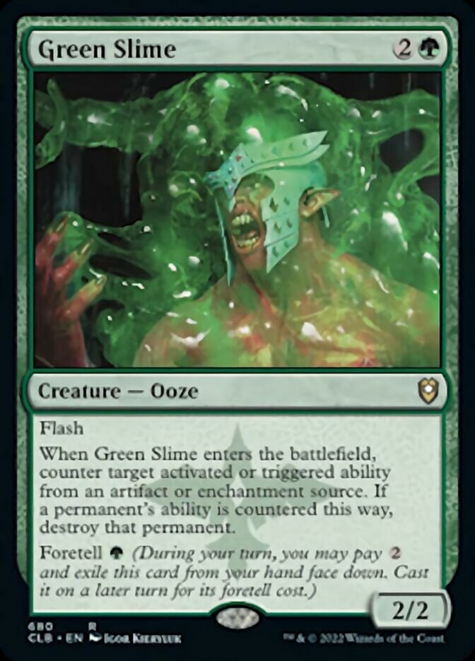 Green Slime [Commander Legends: Battle for Baldur's Gate] | Fandemonia Ltd