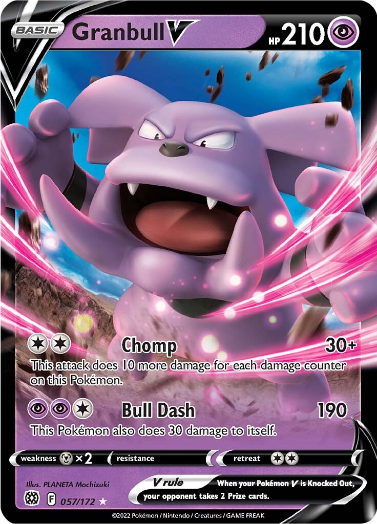 Granbull V (057/172) [Sword & Shield: Brilliant Stars] | Fandemonia Ltd