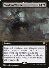 Shadows' Verdict (Extended Art) [Zendikar Rising] | Fandemonia Ltd