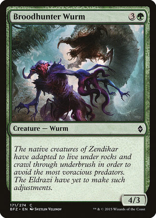 Broodhunter Wurm [Battle for Zendikar] | Fandemonia Ltd