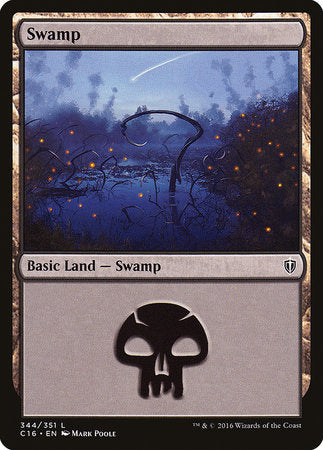 Swamp (344) [Commander 2016] | Fandemonia Ltd
