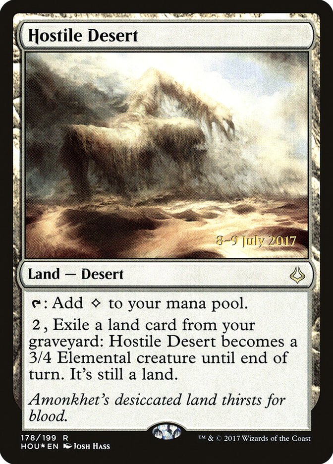 Hostile Desert  [Hour of Devastation Prerelease Promos] | Fandemonia Ltd