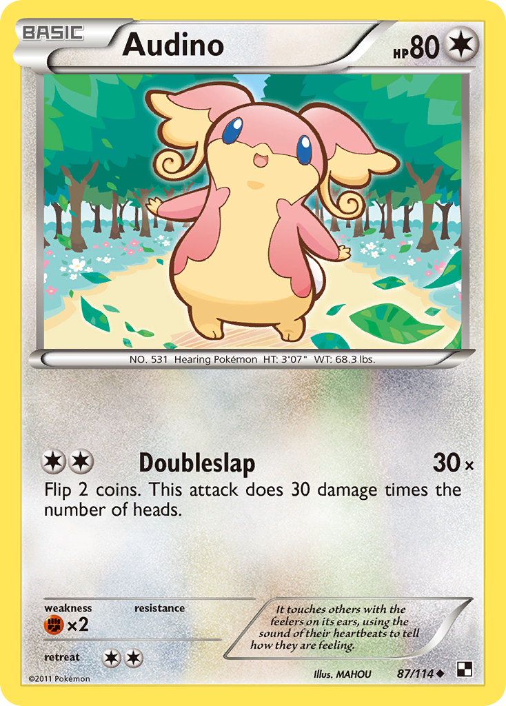 Audino (87/114) [Black & White: Base Set] | Fandemonia Ltd