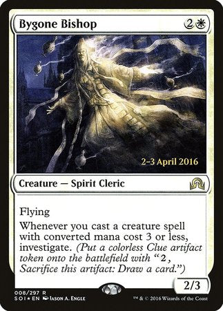 Bygone Bishop [Shadows over Innistrad Promos] | Fandemonia Ltd