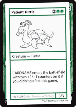 Patient Turtle (2021 Edition) [Mystery Booster Playtest Cards] | Fandemonia Ltd