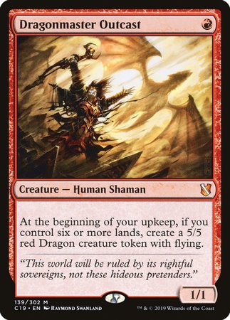 Dragonmaster Outcast [Commander 2019] | Fandemonia Ltd