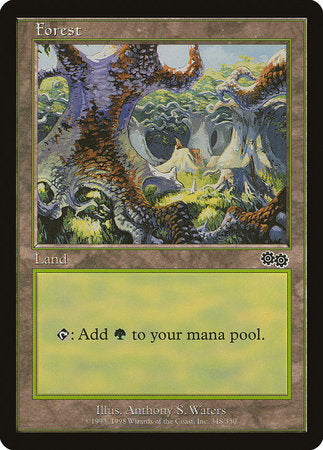 Forest (348) [Urza's Saga] | Fandemonia Ltd