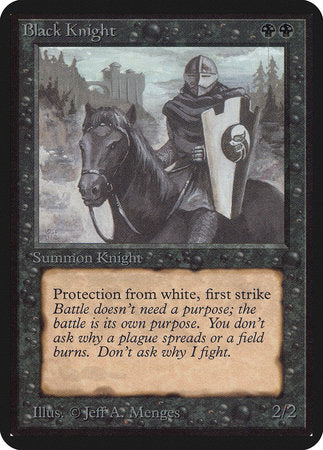 Black Knight [Limited Edition Alpha] | Fandemonia Ltd