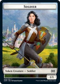 Soldier // Squirrel Double-sided Token [Double Masters Tokens] | Fandemonia Ltd